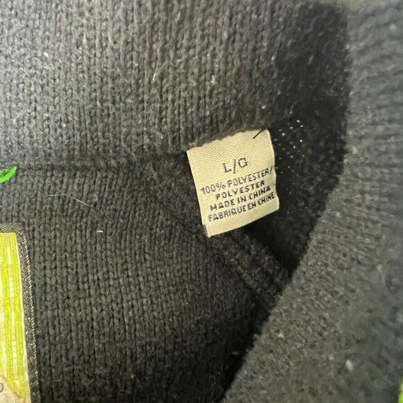 Tommy Bahama Knit Sweater Mens Large Blue Football Seattle Seahawks Mens Zip - Picture 9 of 11